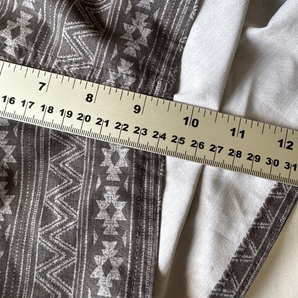 Far West Men's Aztec Swim Trunks Board Shorts Gray Size 2XL Tribal Mesh Brief - Picture 12 of 15